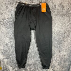 Coldpruf Baselayer Pants Mens XL Black Polyester Winter Warm Comfort Drawer